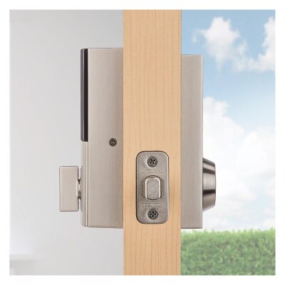 Kwikset 916 Series SmartCode Zigbee Contemporary Touchscreen Deadbolt with Cox, Satin Nickel